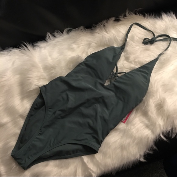 Xhilaration Other - NWT Pine Green One Piece